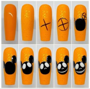 Návod: Jak vytvořit Disney Halloween Nail Art