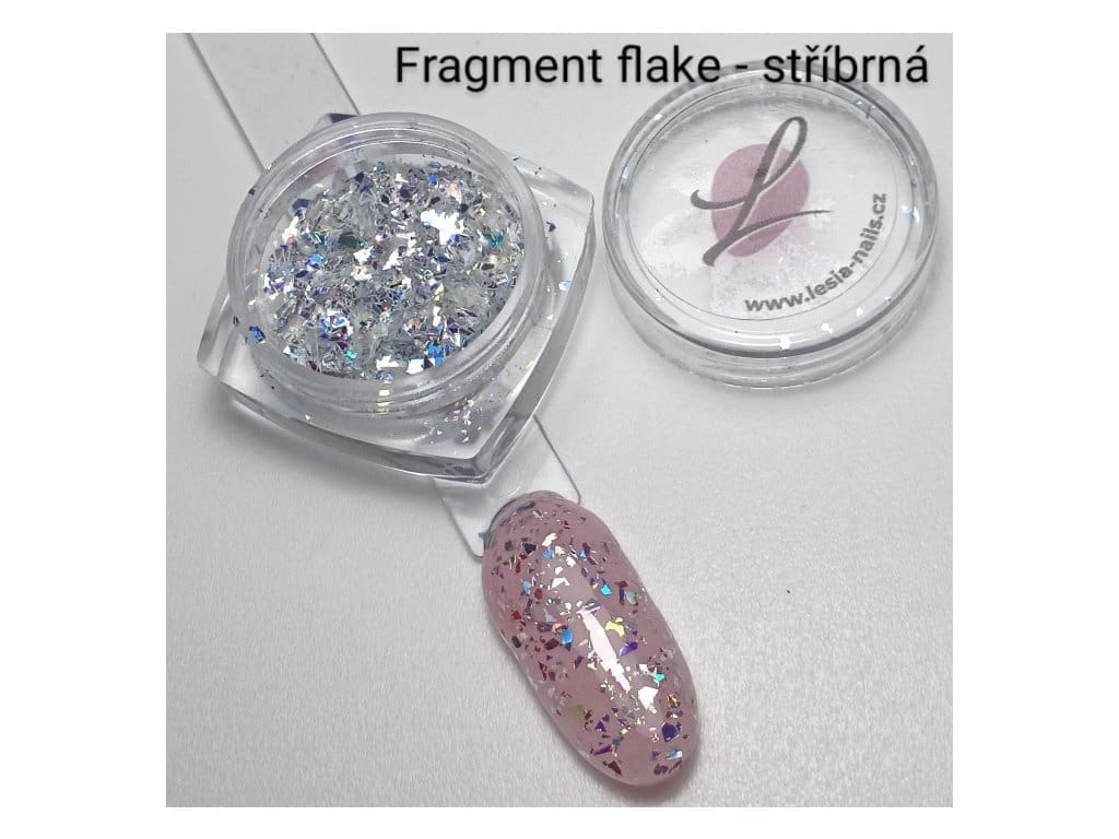 Fragment Flakes - stříbrná