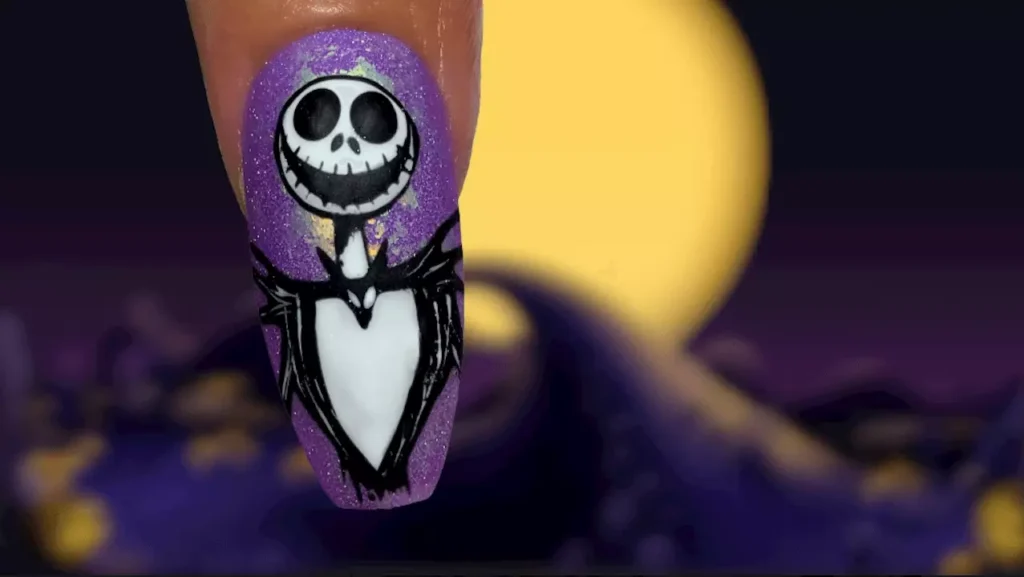 Návod: Jak udělat Jack Skellington nehty