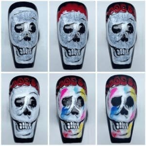 Návod: Jak na nehty Día de los Muertos