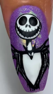 Návod: Jak udělat Jack Skellington nehty