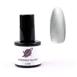 SHIMMER SILVER GP01 - UV/LED barevný gellak