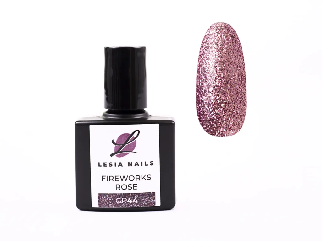 FIREWORKS ROSE - GP44 - UV/LED barevný gellak
