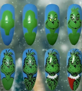 Návod: Jak udělat Grinch nehty