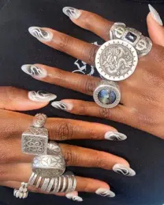 Air brush nails