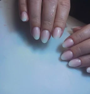 Acrygel Night White + Pink Cover + white luminous surprise